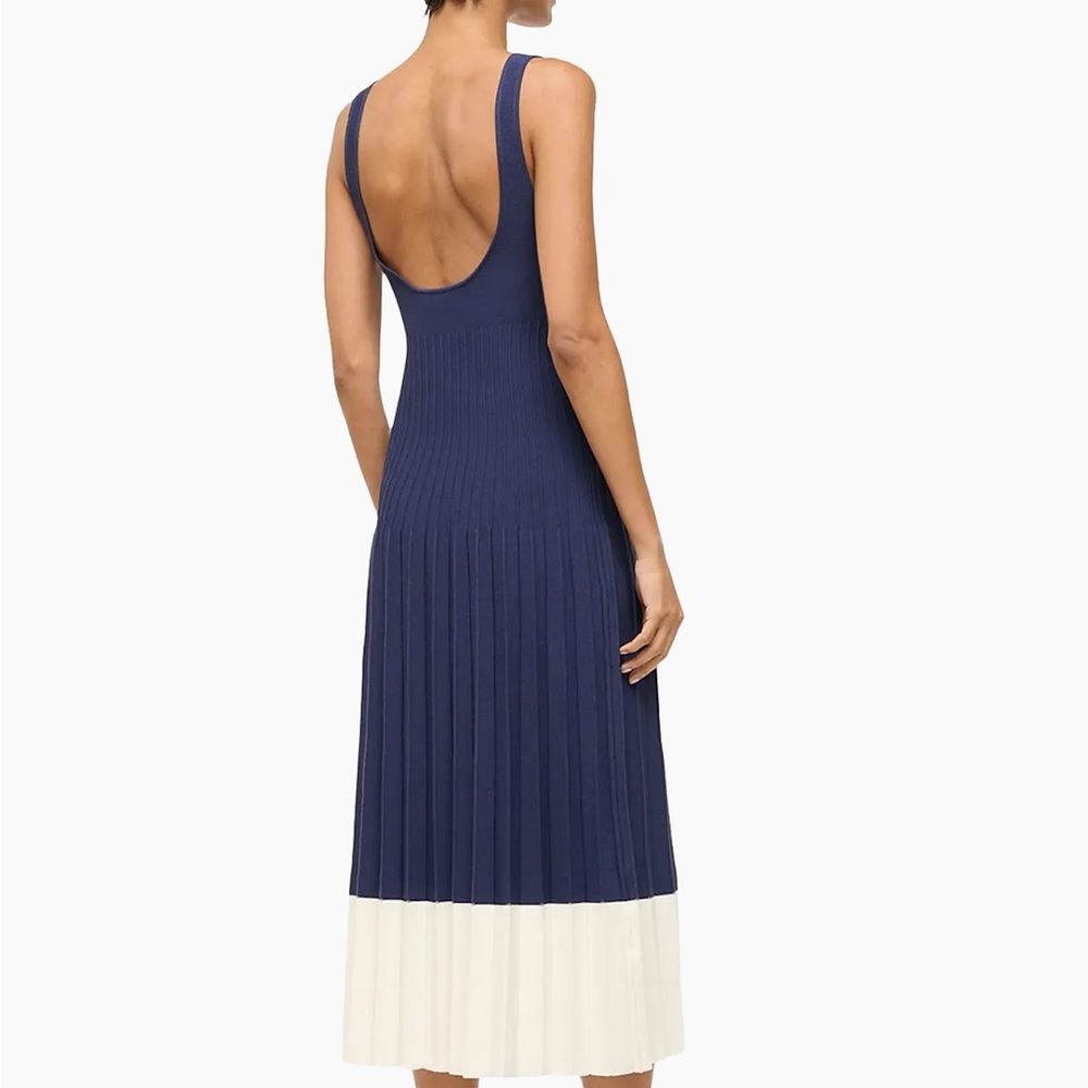 Staud Two-Tone Ellison Dress - Picture 7 of 10